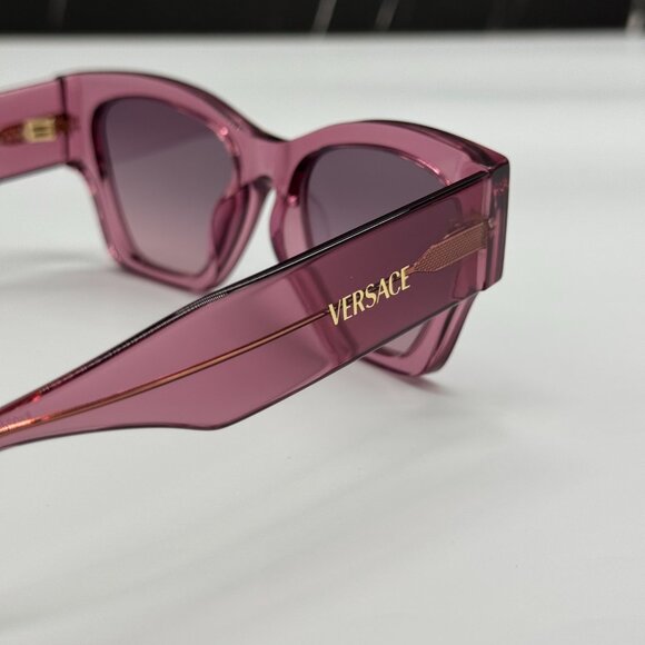 NEW VERSACE VE4492U 5516/46 WOMEN SUNGLASSES PINK VE4492U 551646 EYEWEAR